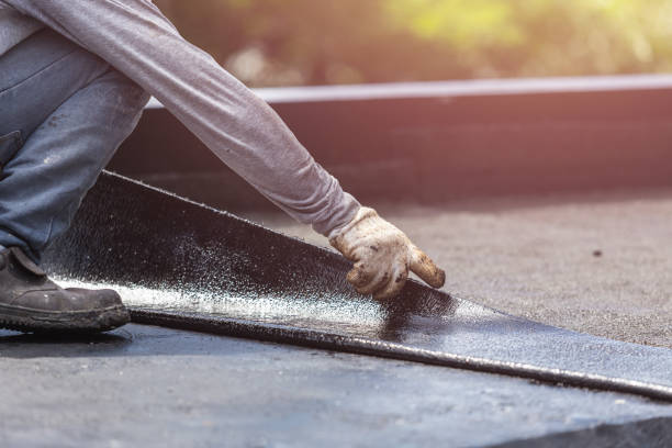 Professional Exterior Waterproofing technician working in Sardinia, NY